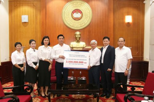 Tập đoàn TASECO ủng hộ 3,5 tỷ đồng chung tay khắc phục hậu quả bão số 3